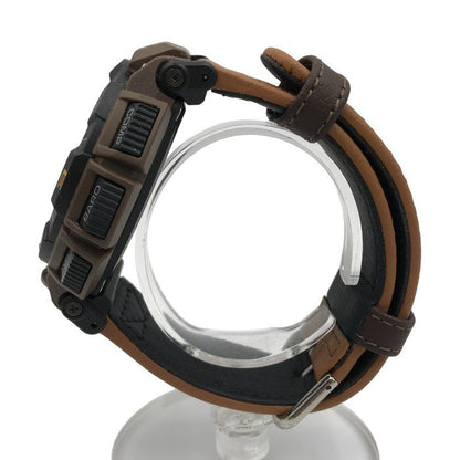 CASIO カシオ PRO TREK 腕時計 メンズ タフソーラー 電波 デジタル 登山 アウトドア コンパス コヨーテブラウン/ブラック PRG-340L-5JF 中古 T1