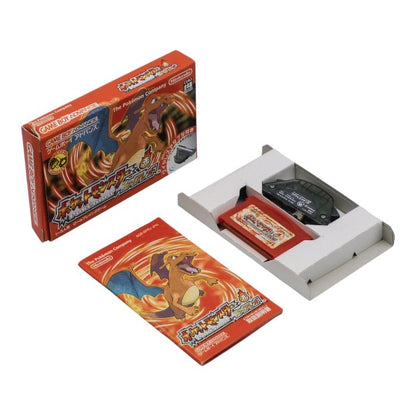 任天堂 GAME BOY ADVANCE ポケットモンスター ファイアレッド (ワイヤレスアダプタ同梱) 中古 a1