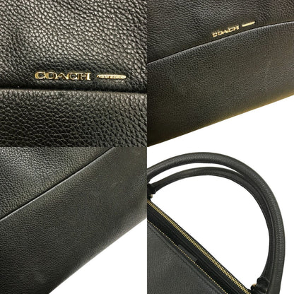 COACH コーチ ハンドバッグ レディース レザー 2way 斜め掛け ショルダー ターンロック ブラック 33731 中古 T1
