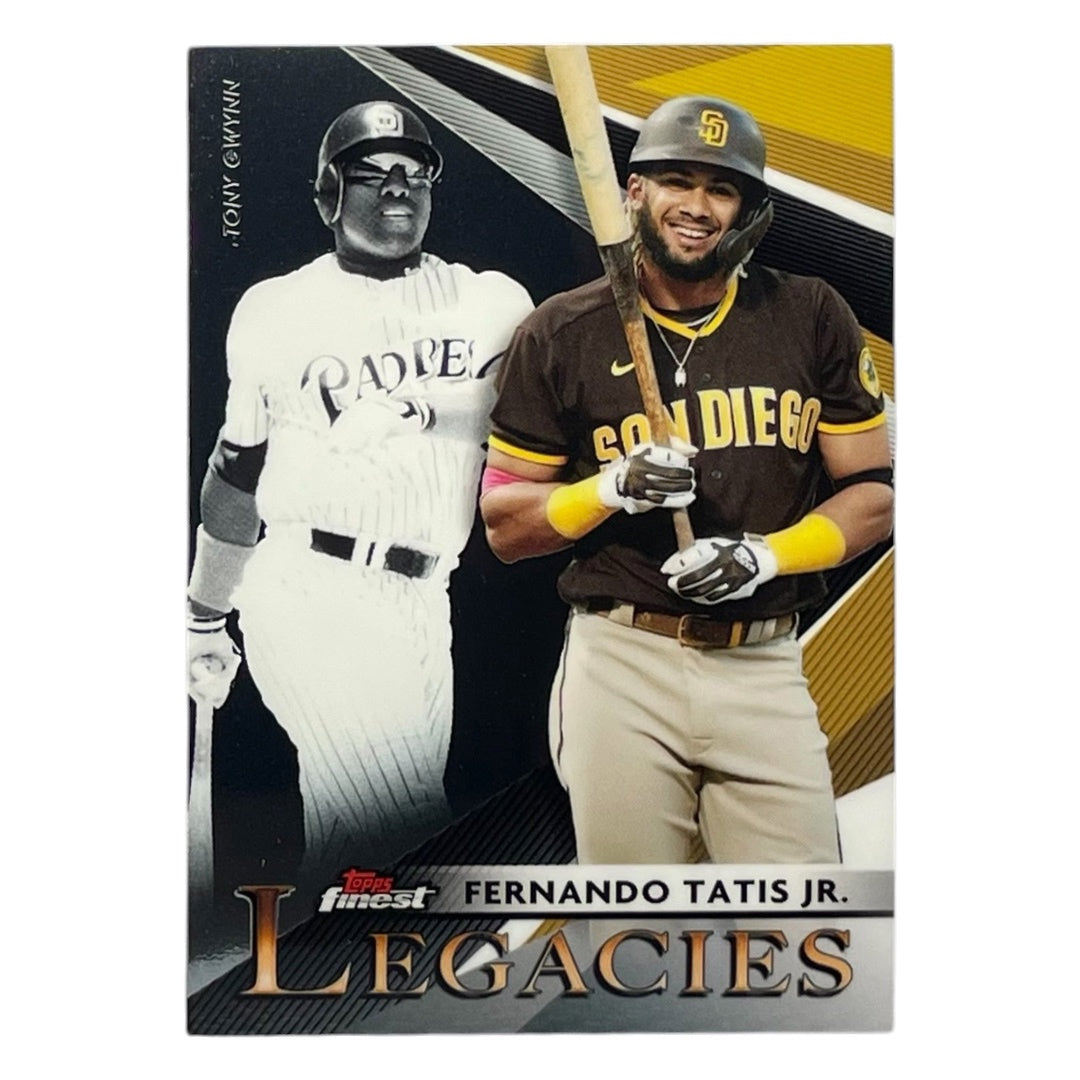 TOPPS MLBカード FINEST FERNANDO TATIS JR. TONY GWYNN SAN DIEGO PADRES #FL-FTJ 中古 IT2