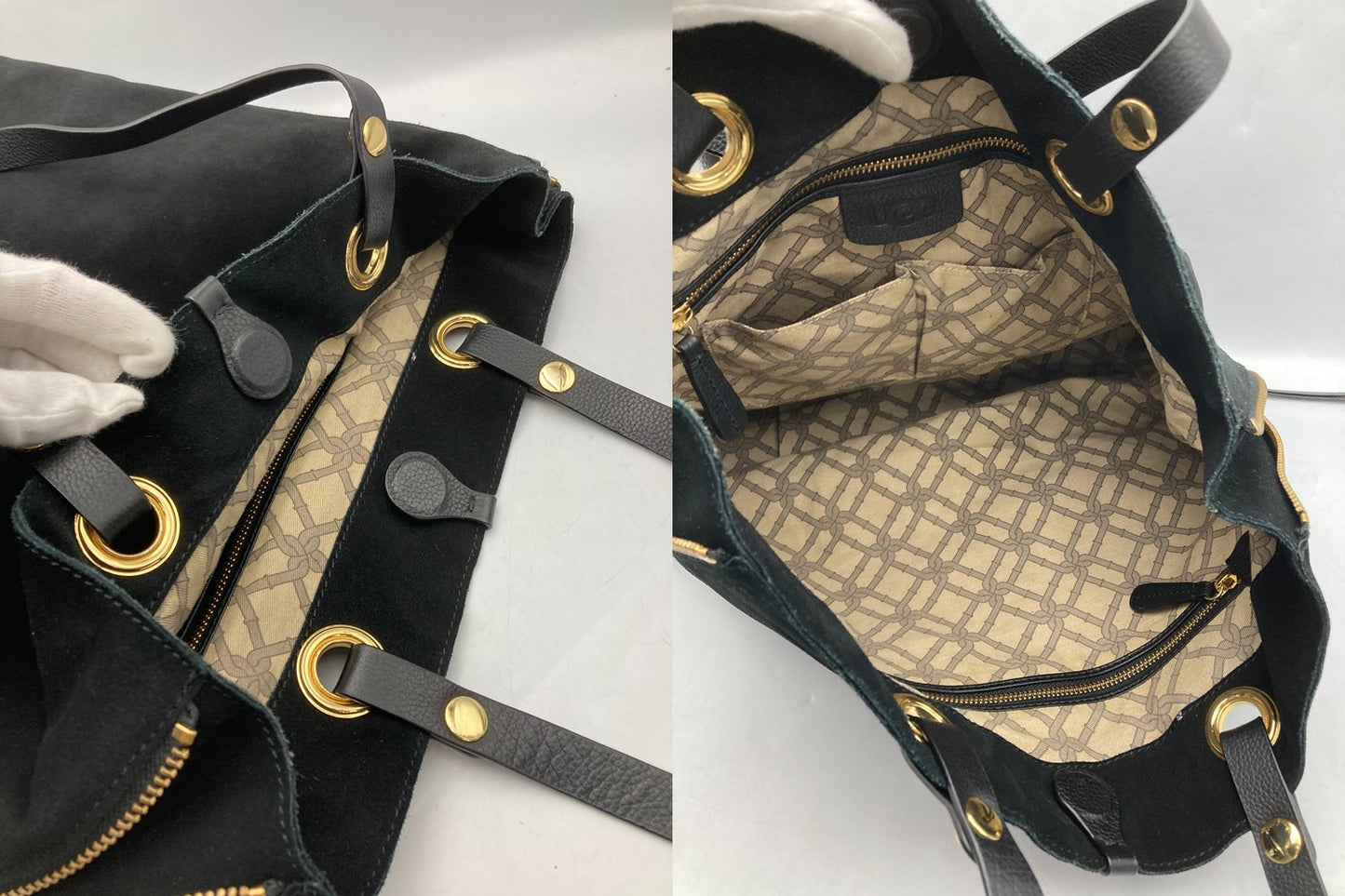 UGG アグ スエード トートバッグ 中古 D4