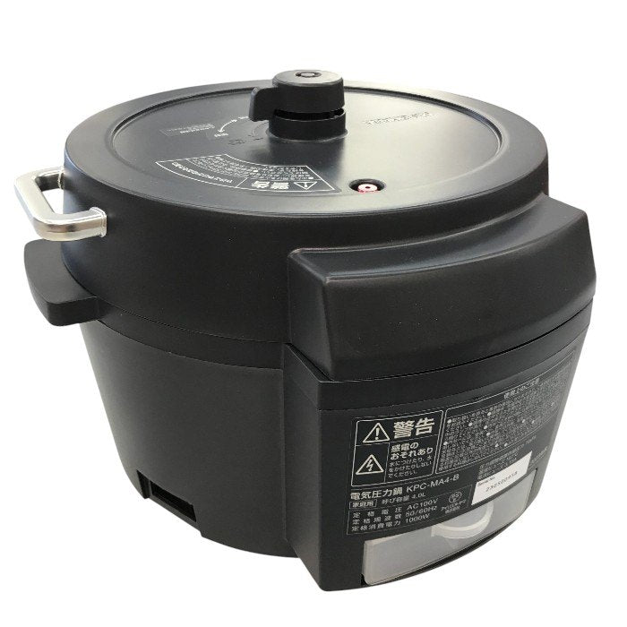 アイリスオーヤマ 電気圧力鍋 4.0L 自動メニュー80種類 ブラック KPC-MA4-B 中古 Y1