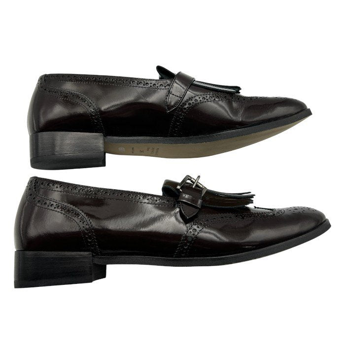 MARGARET HOWELL idea マーガレットハウエル アイデア タッセル ローファー 24 1/2 靴 シューズ レディース エナメル レザー 中古 W４