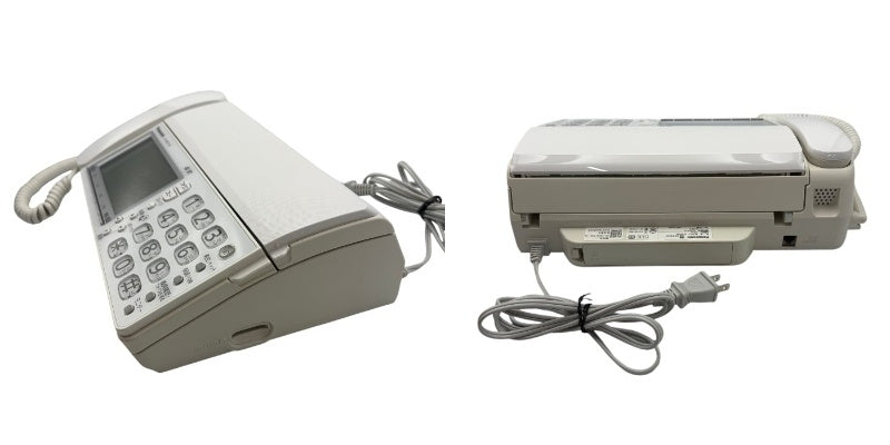 Panasonic パナソニック パーソナルファックス KX-PD615DL-W FAX 電話機 おたっくす 家電 子機 親機 コピー 中古 W４