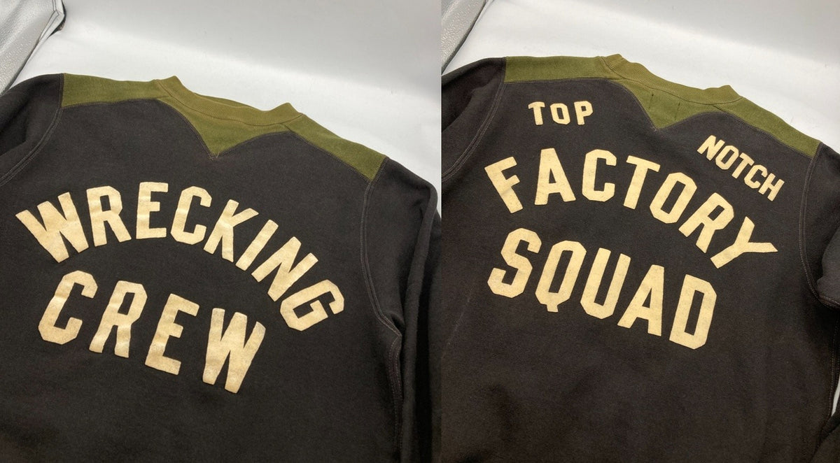 FREEWHEELERS フリーホイーラーズ COLORED TRIMMED SWEAT SHIRTS 【WRECKING CREW】 スウェット サイズ38 メンズ 中古 D4