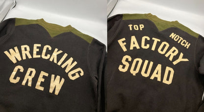 FREEWHEELERS フリーホイーラーズ COLORED TRIMMED SWEAT SHIRTS 【WRECKING CREW】 スウェット サイズ38 メンズ 中古 D4