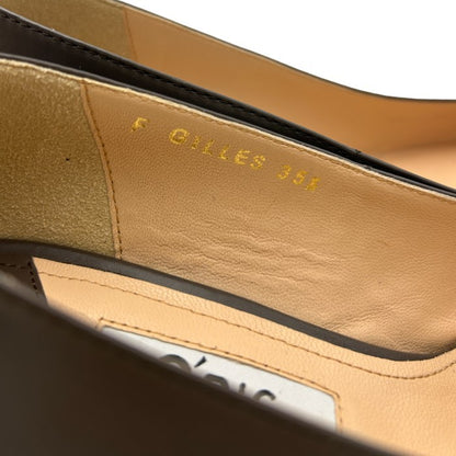 O'RIC オーリック GILLES レディース パンプス 35 1/2 (約22.5cm) 410-31851 ラウンドトゥ グレー 靴 シューズ 中古 W４