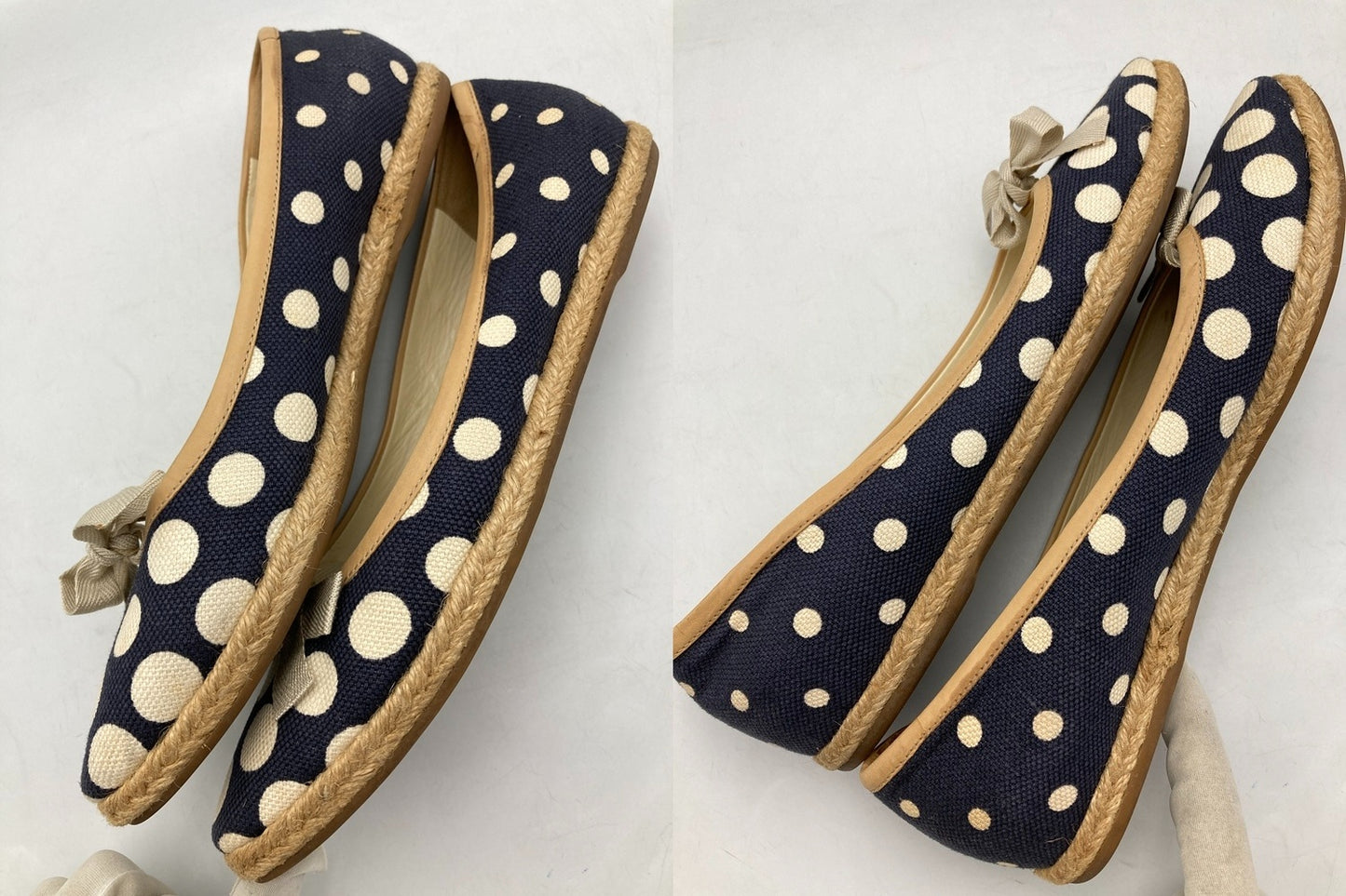 miu miu ミュウミュウ エスパドリーユ フラットシューズ サイズ37 1/2 中古 D4