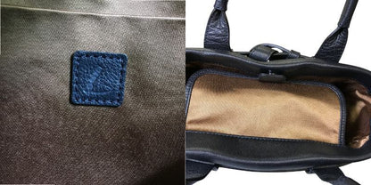 土屋鞄 クラルテ バッグ レディース レザー トート ハンド リボン ブラック 本革 ハンドバッグ 鞄 中古 WK1