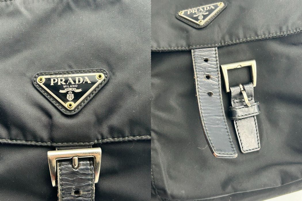 PRADA プラダ テスート ナイロン ショルダーバッグ ブラック 鞄 ブランド ミニ 小さめ 中古 W1