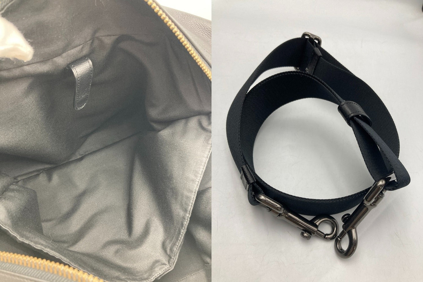COACH コーチ レザー 2WAY ボストンバッグ F27614 中古 D4
