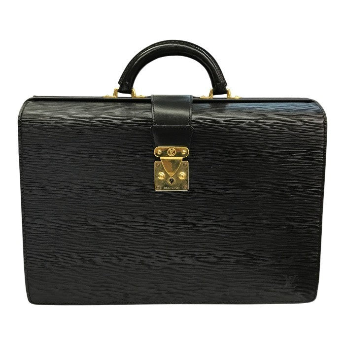 LOUIS VUITTON ルイ ヴィトン エピ セルヴィエット フェルモワール ビジネスバッグ メンズ ブリーフケース ドクターバッグ ノワール M54352 中古 T1
