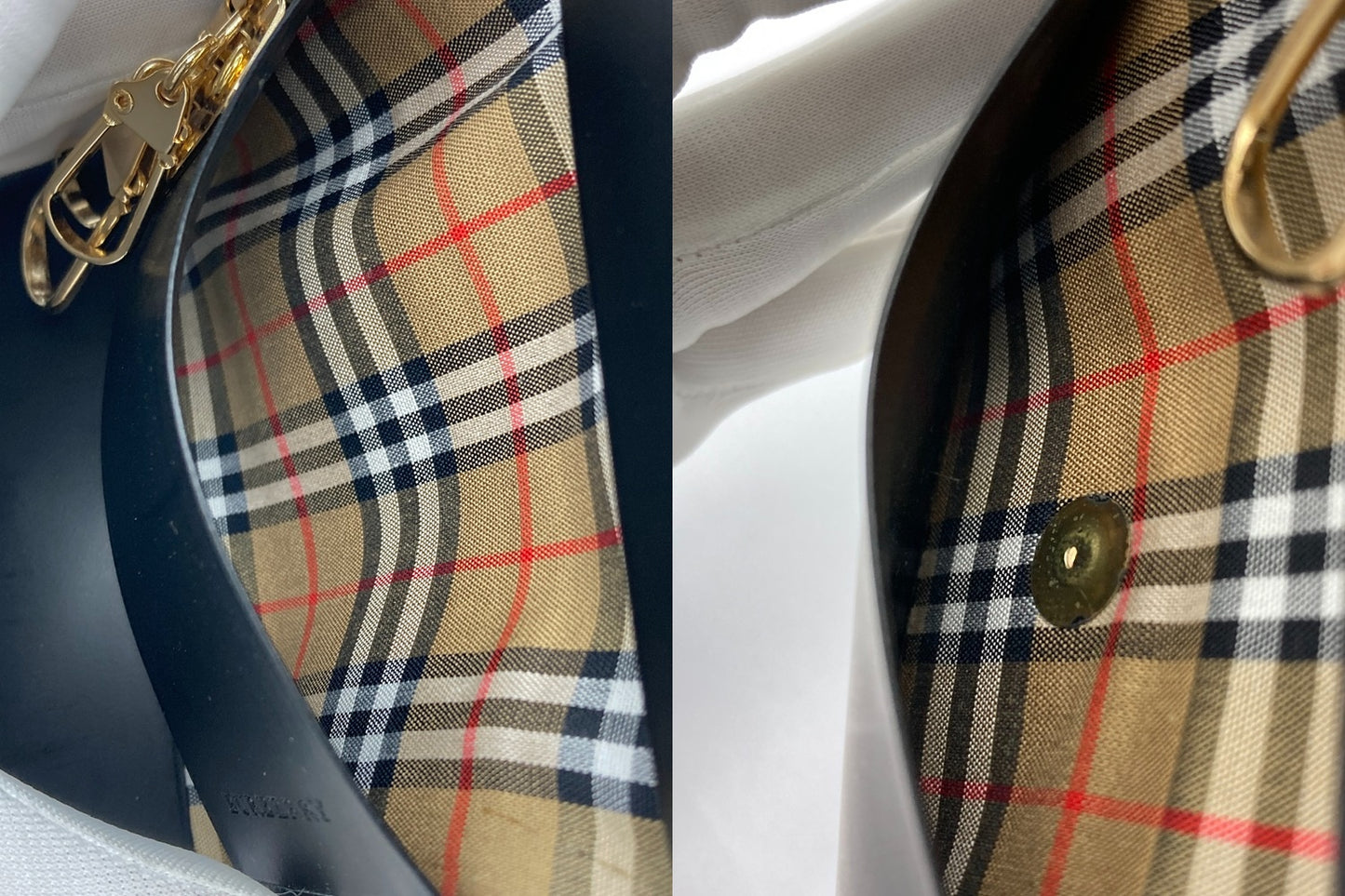 BURBERRY バーバリー ノバチェック 3連キーケース FN116/EX09 中古 D4
