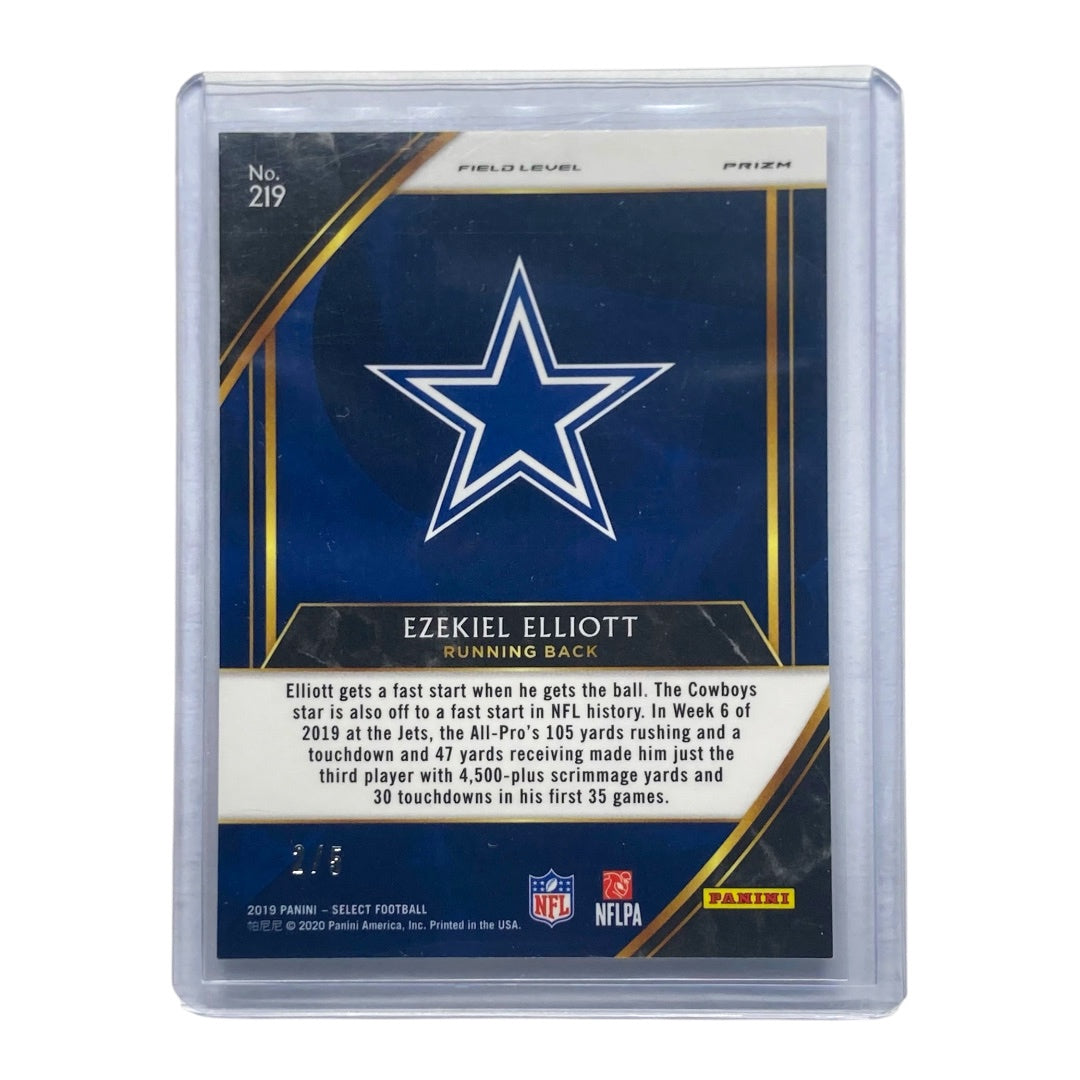 PANINI NFLカード SELECT PRIZM EZEKIEL ELLIOTT COWBOYS 2/5 #219 中古 IT2
