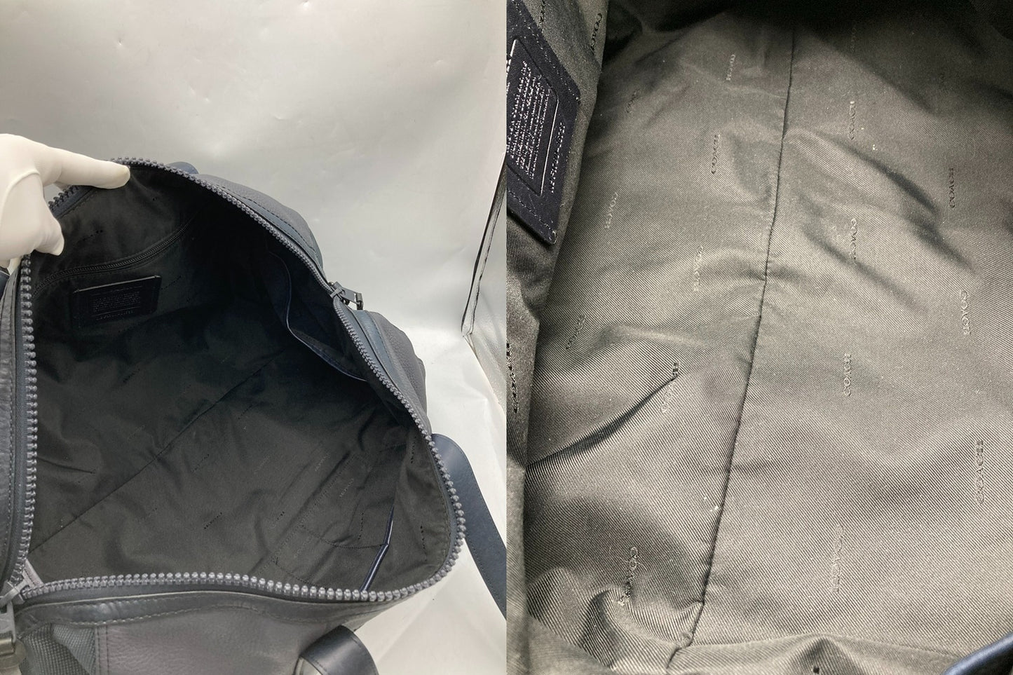 COACH コーチ レザー 2WAY ボストンバッグ 86737 メンズ 中古 D4