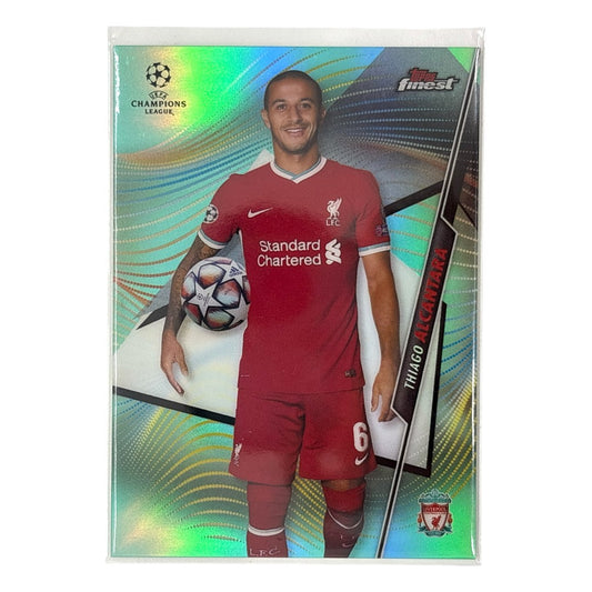 TOPPS サッカーカード FINEST THIAGO ALCANTARA LIVERPOOL 22/75 #7 中古 IT1