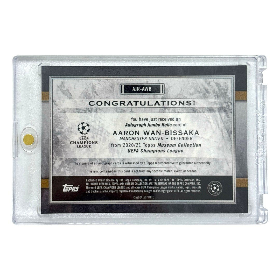 TOPPS サッカーカード MUSEUM COLLECTION AARON WAN-BISSAKA MANCHESTER UNITED /75 #AJR-AWB 中古 IT1