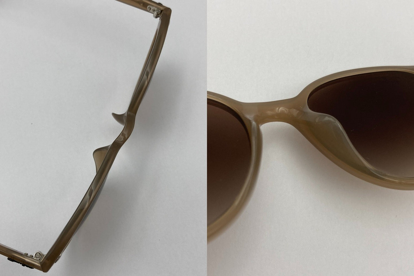 Ray Ban レイバン サングラス RB4305F 616613 53 オパールベージュ 中古 D4
