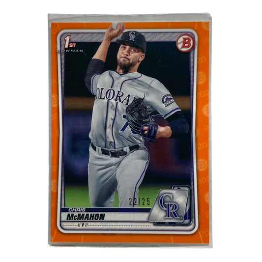 TOPPS MLBカード BOWMAN 1ST CHRIS MCMAHON ROCKIES 22/25 #BD-43 中古 IT2