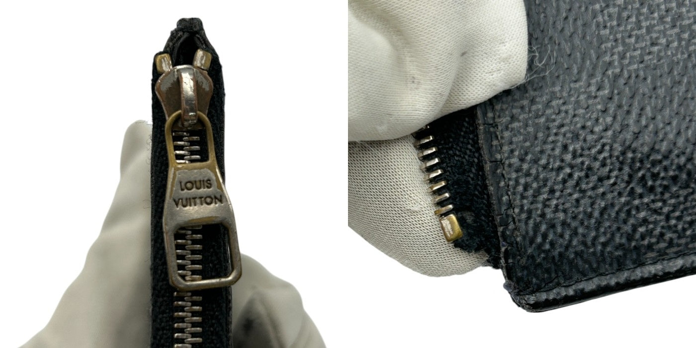 LOUIS VUITTON ルイヴィトン ダミエグラフィット ポルトモネNM コインケース メンズ N63237 小銭入れ ブランド ミニ コンパクト 中古 W４