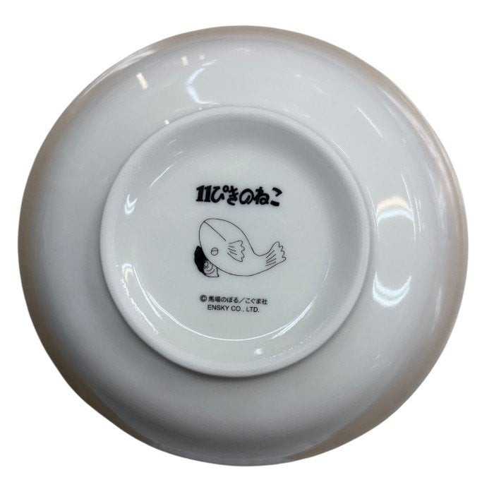 未使用品 エンスカイ 11ぴきのねこの皿 麺どんぶりとレンゲセット ラーメン 食器 馬場のぼる こぐま社 キャラクター 中古 W４