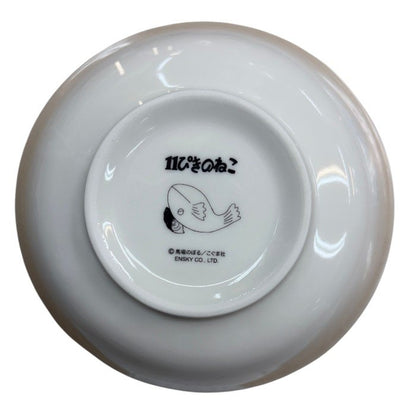 未使用品 エンスカイ 11ぴきのねこの皿 麺どんぶりとレンゲセット ラーメン 食器 馬場のぼる こぐま社 キャラクター 中古 W４
