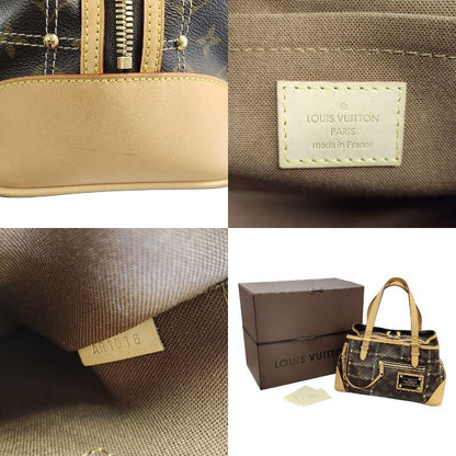 LOUIS VUITTON ルイヴィトン リヴェット ハンドバッグ レディース モノグラム 肩掛けショルダーバッグ ブラウン M40140 中古 T1