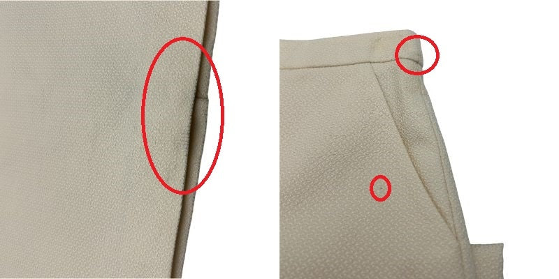 salvatore Ferragamo サルヴァトーレ フェラガモ タイト スカート 40 レディース ブランド おしゃれ フェミニン ホワイト 中古 W４