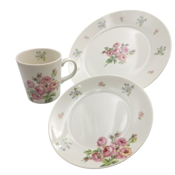 【未使用品】 LAURA ASHLEY ローラ アシュレイ Bunched Roses バンチェッド ロージズ 9ピースセット LA40-118 中古 H4