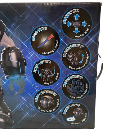 ティーケーエスケー(TKSK) ロボバスターX Mk2【ROBOBUSTER X Mk2】 リモコントイ プログラミングトイ対象年齢12歳以上 高さ35.0㎝ TK-073 ラジコン 人型 ロボ 歩行 プログラミング ロケット プレゼント 中古 R1