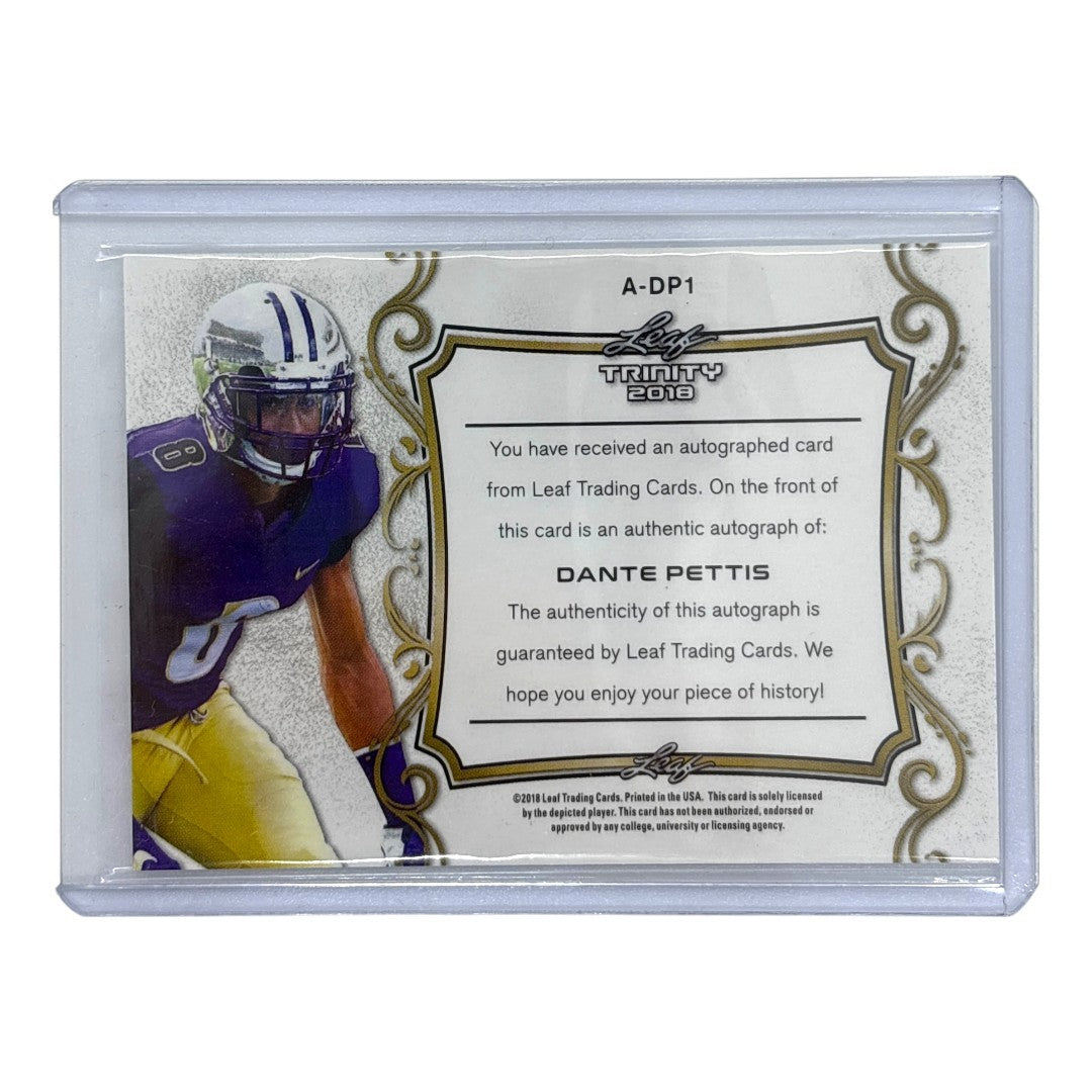 Leaf NFLカード TRINITY DANTE PETTIS #A-DP1 中古 IT1