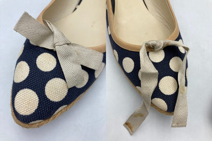 miu miu ミュウミュウ エスパドリーユ フラットシューズ サイズ37 1/2 中古 D4