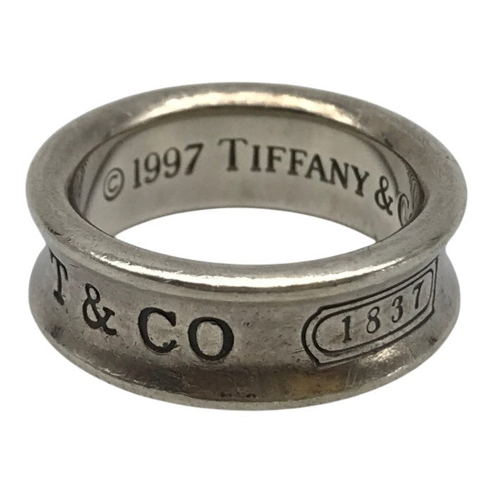 TIFFANY＆Co. ティファニー 1837 リング レディース シルバー925 SV シンプル ロゴ 9号 中古 T1