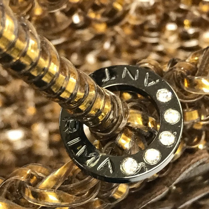 ANTEPRIMA アンテプリマ ワイヤーバッグ レディース レザーフラワー 花柄 ミニサイズ トート ブラウン 中古 T1