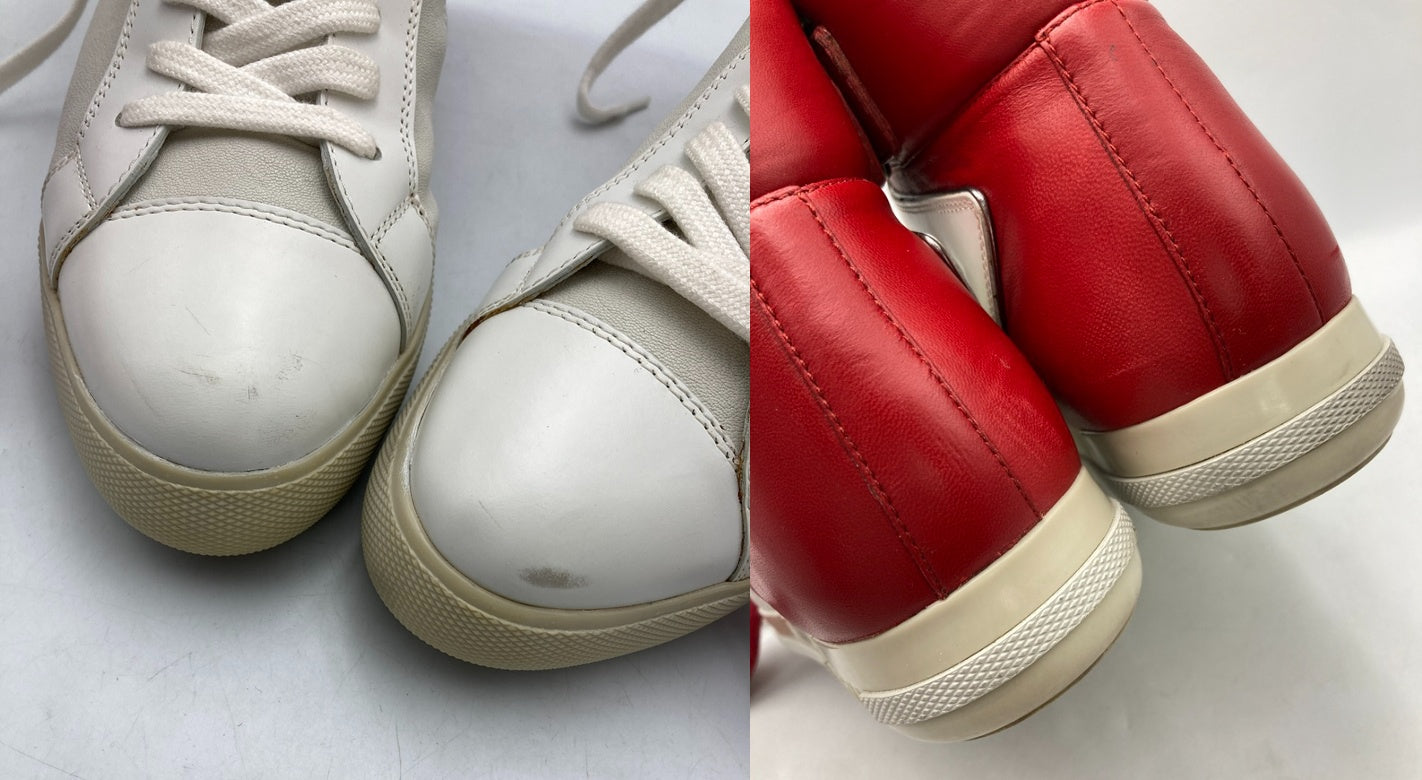 PRADA プラダスポーツ レザー ハイカットスニーカー 3T5743 サイズ37 1/2 レディース 中古 D4