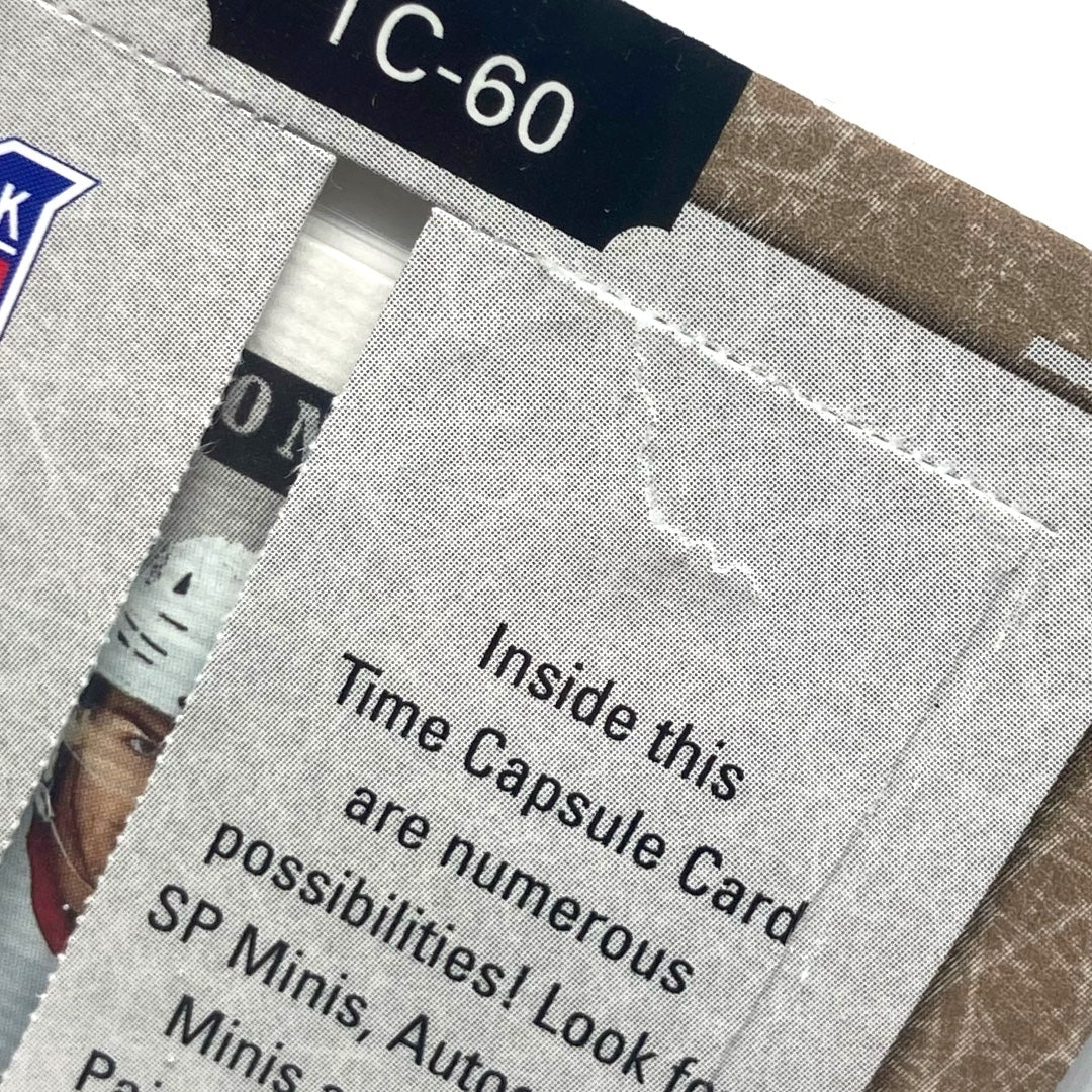 UPPER DECK NHLカード CHRONOLOGY TIME CAPSULES HENRIK LUNDQVIST RANGERS #TC-60 中古 IT2