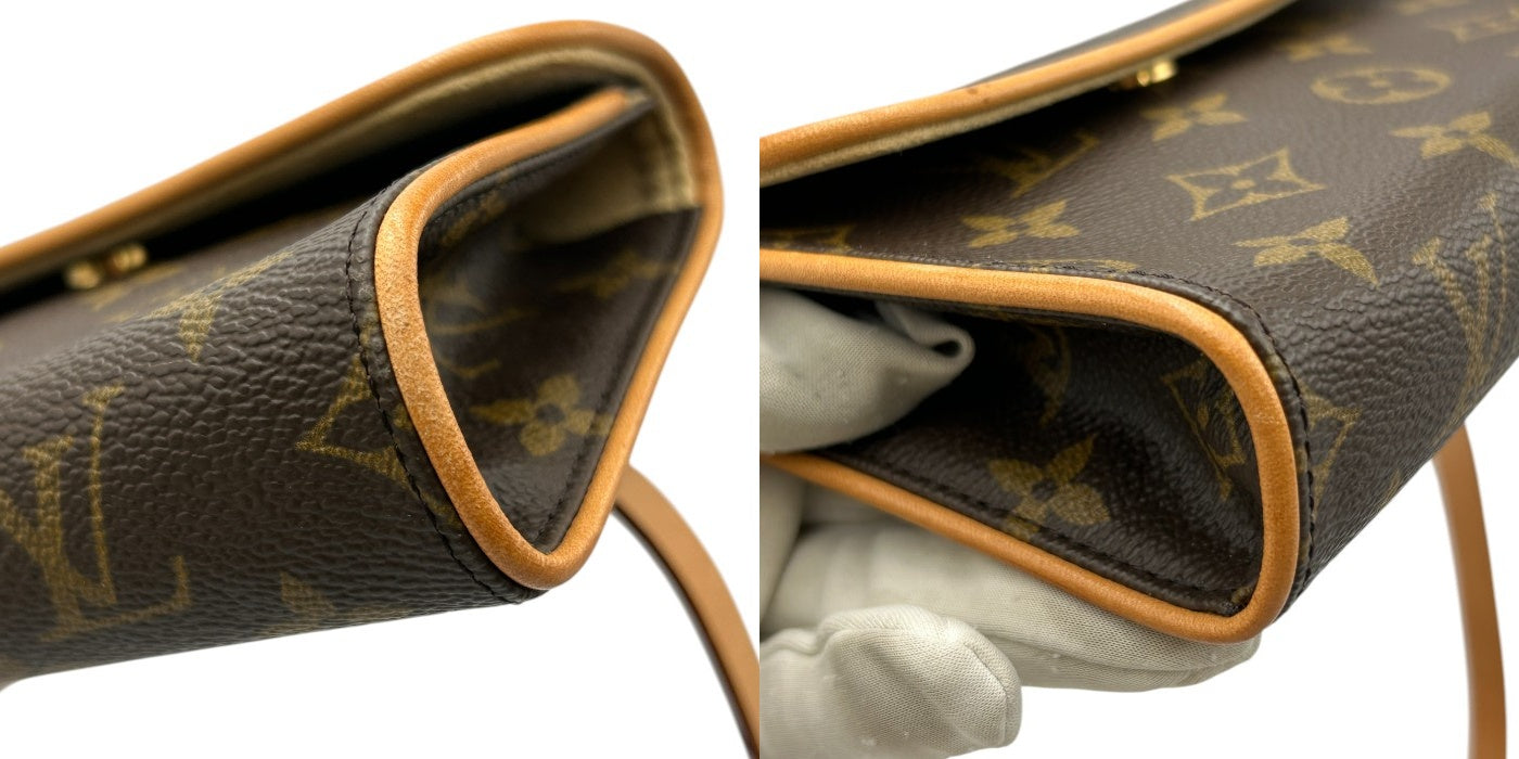 LOUIS VUITTON ルイヴィトン  モノグラム ポシェットフロランティーヌ M51855 ウエストポーチ ブランド レディース バッグ 中古 W４