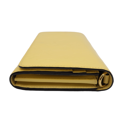 LOUIS VUITTON ルイヴィトン ヴェルニ ポルトフォイユ サラチェーン 長財布 レディース チェーンウォレット シトリン M90149 中古 T1