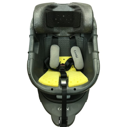 コンビ ホワイトレーベル THE S ISOFIX エッグショック チャイルドシート R129適合 360°回転 ウォッシャブル フルジェンテブラック ZC-690 中古 T1