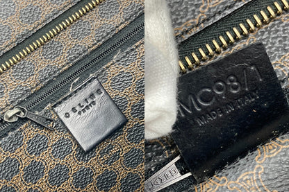 CELINE セリーヌ マカダム トートバッグ MC98/1 中古 D4