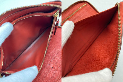 LOUIS VUITTON ルイヴィトン モノグラムアンプラント ポルトフォイユ スクレットロン オリアン M60297 中古 D4