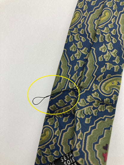 Christian Dior MONSIEUR クリスチャンディオール ムッシュ ペイズリー柄 ネクタイ シルク100％ 中古 D4