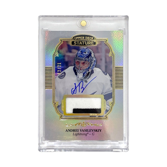 UPPER DECK NHLカード STATURE ANDREI VASILEVSKIY LIGHTNING 12/21 #51 中古 IT1