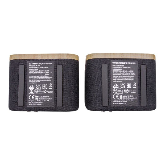 HouseofMarley GET TOGETHER ブックシェルフ型 Bluetoothスピーカー DUO EM-JA019 中古 a1