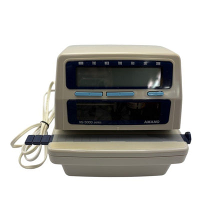 AMANO アマノ 電子タイムスタンプ NS-5000 家電 店舗 事務 オフィス 中古 W４