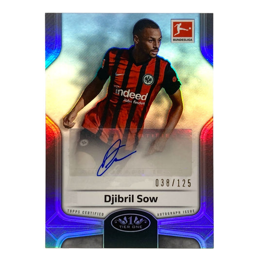 TOPPS サッカーカード TIER ONE DJIBRIL SOW FRANKFURT 038/125 #BO-DS 中古 IT2