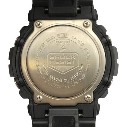 CASIO G-SHOCK 腕時計 メンズ アナログ/デジタル クォーツ 定番モデル シンプル ブラック GA-800-1AJF 中古 T1