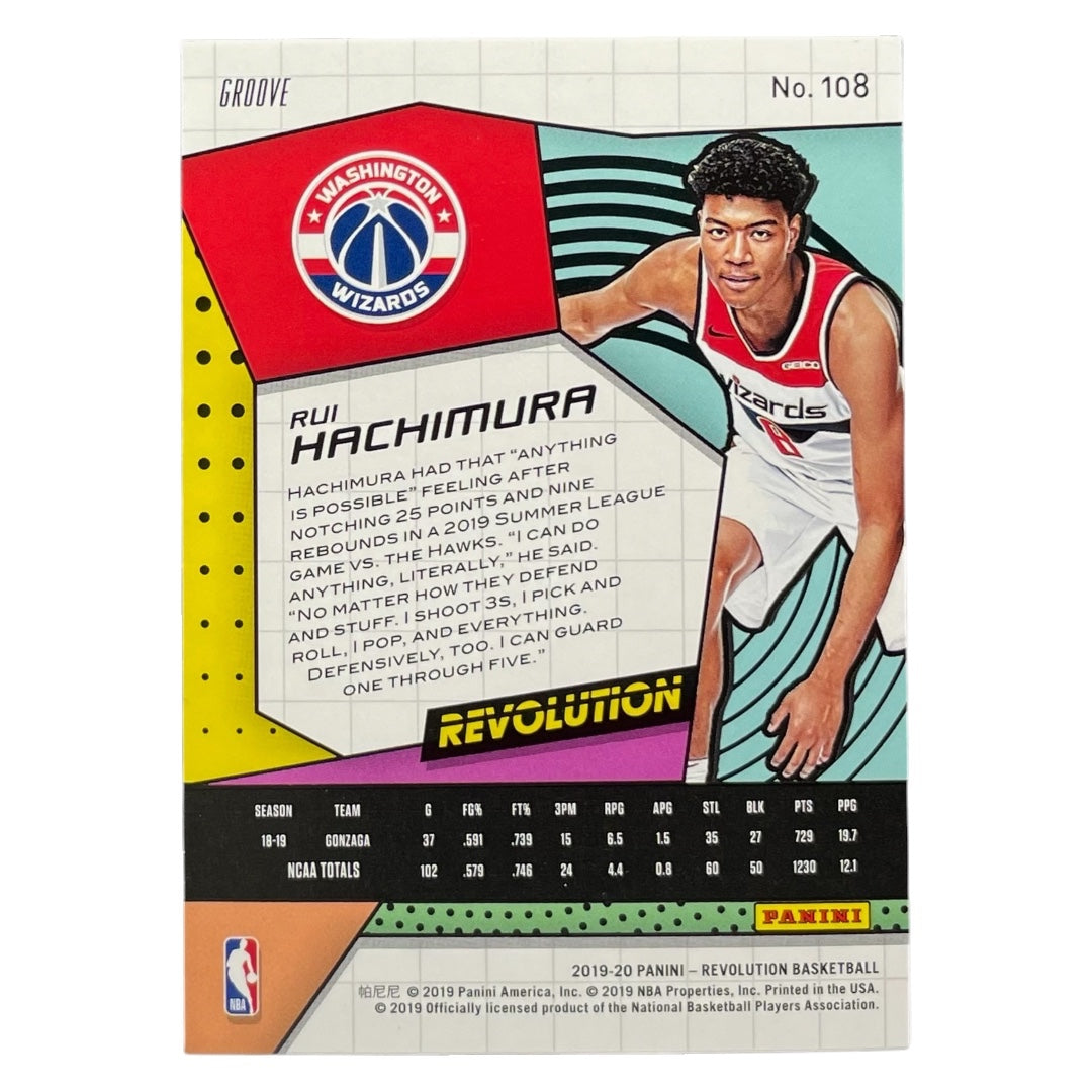 PANINI NBAカード REVOLUTION RUI HACHIMURA WIZARDS #108 中古 IT2