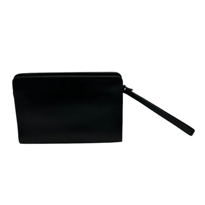 dunhill ダンヒル セカンドバッグ レザー ブラック クラッチバッグ 鞄 本革 メンズ 中古 W４