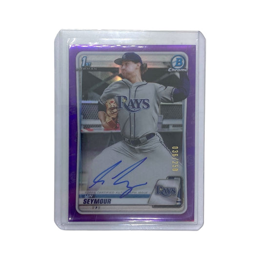 TOPPS MLBカード BOWMAN CHROME IAN SEYMOUR RAYS 036/250 #CDA-IS 中古 IT2